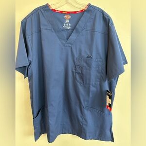 Dickies Navy Scrub Top